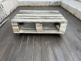Mesa Palet con Ruedas