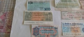 Lotto 17 Miniassegni da Collezione 1976-1977