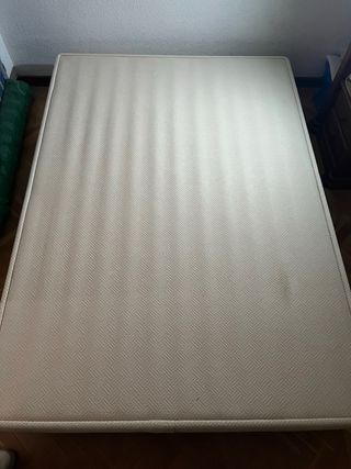 Canapé plano blanco tela