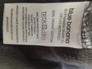 Sudadera Blue Banana Gris Naranja