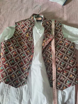 Camisa y chaleco niño fallero multicolor