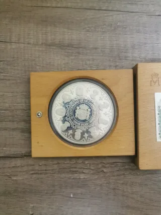 Moneda 10000 Pesetas Plata 1998 Borbón