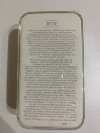 IPOD NANO 7G ( Nuevo Precintado )