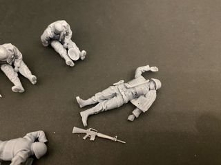 1:35 Vietnam War 5 Fallen US Soldiers 3D Printed