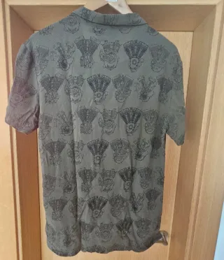 Camisa Harley-Davidson Estampada Verde Oliva