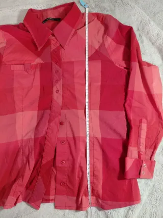 Camisa VERO MODA cuadros rojo intenso Nueva L