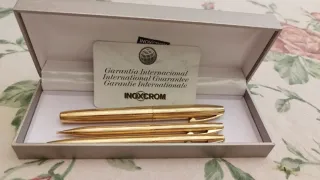 Conjunto Inoxcrom Bolígrafo, Pluma y Lápiz