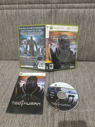 Xbox 360 Too Human Juego Completo