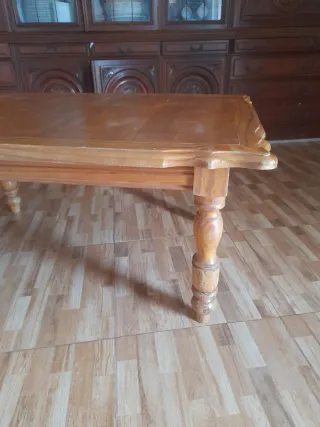 Mesa rectangular de madera