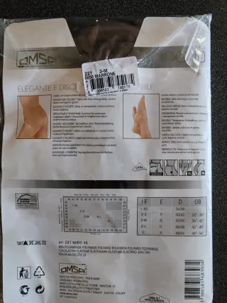 Omsa collant elasticizzato tuttonudo 40 DEN