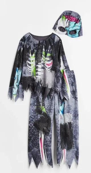 Disfraz Zombie Talla 12 Nuevo