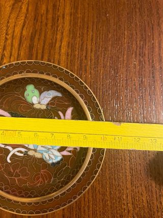 N. 6 piatti cloisonné diametro 10 cm