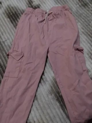 Pantalones cargo rosas