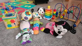 Lote Juguetes Bebé: Buzz, Minnie, Perro, Muñeca