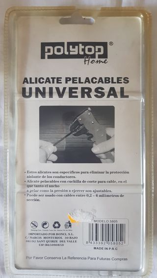 Alicate Pelacables Universal 7 Polytop