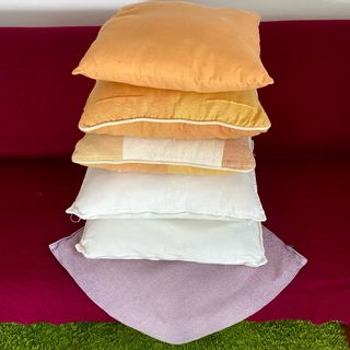Lote de 5 cojines, una funda & manta decorativos