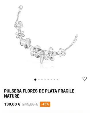 Pulsera Tous nueva Fragile Nature