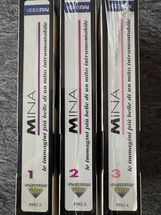 Mina - 3 VHS Sigillate
