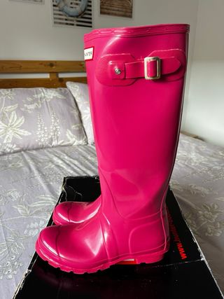 Botas Hunter Rosa Magenta Talla 38