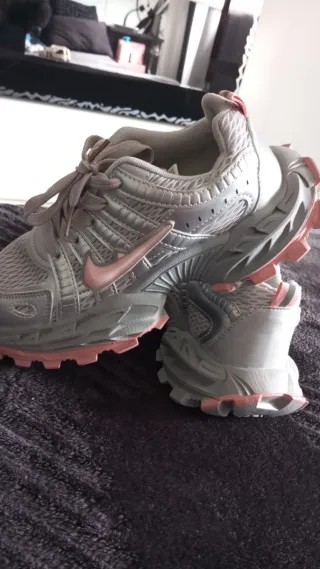 Nike Mujer Zapatillas Deportivas Plata/Rosa