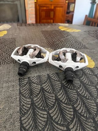 Pedales Bici Montaña Blancos