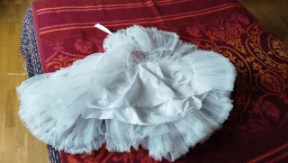 Falda Tutú Blanca Talla Única