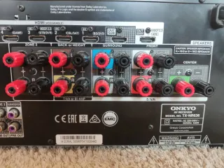 Receptor AV Onkyo Atmos Negro. Modelo TX-NR363