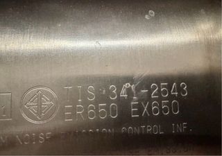 Tubo Escape Kawasaki ER-6F ER-6N 2012-2016