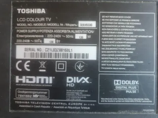 Toshiba 32AV933G - Repuestos