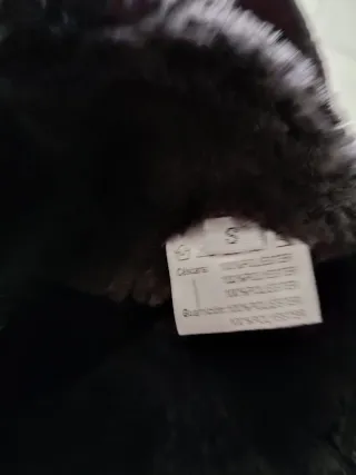 Gilet scamosciato nero taglia S