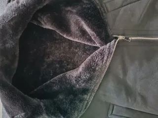 Gilet scamosciato nero taglia S