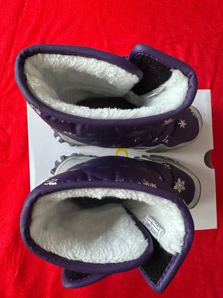 Botas de nieve niña forro calentito talla 30