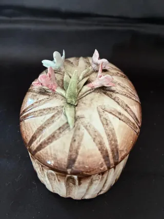 Juego 2 Joyeros Capodimonte Flores