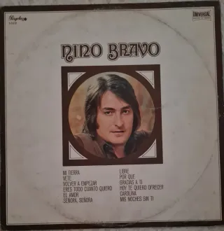 Vinilo Nino Bravo - Nacional Pop Rock