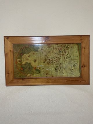 Lámina Mapa Juan de la Cosa