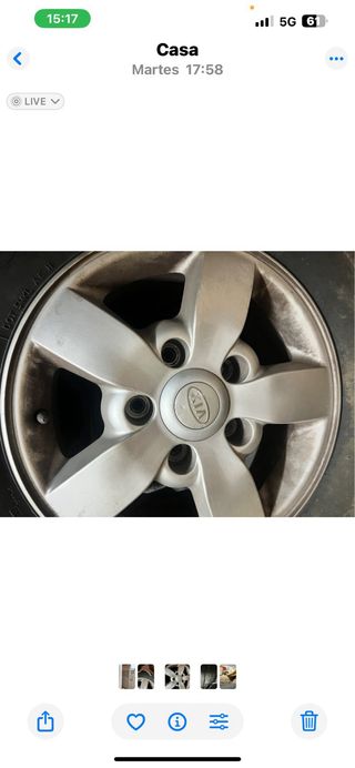 Ruedas Kia Sorento 2008 (245/70R16)