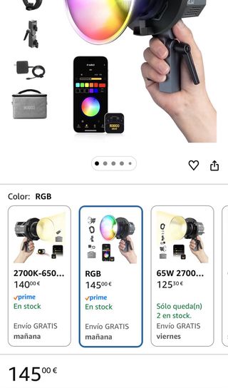 Foco LED Colbor CL60R RGB Video 65w [NUEVO]