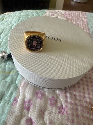 Conjunto Tous Sello y Pendientes Oro/Plata