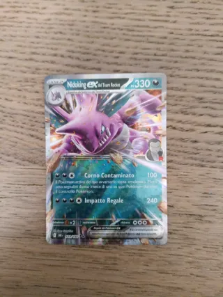 Carta Pokemon Nidoking EX del Team Rocket DRI 119