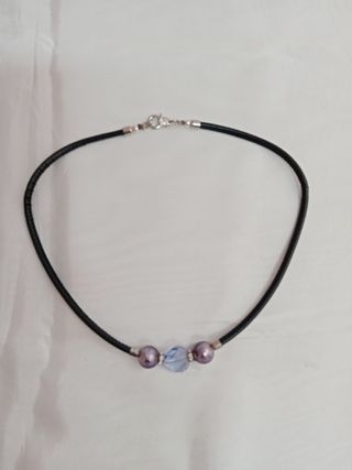 Collana Vetro Murano Blu e Viola