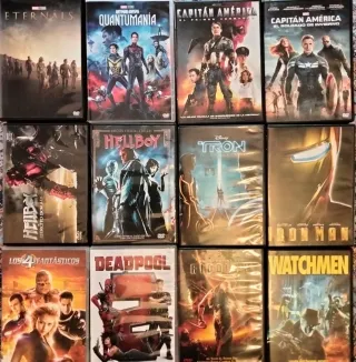 Películas DVD accion, fantásticas, aventura,,