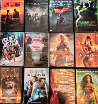 Películas DVD accion, fantásticas, aventura,,