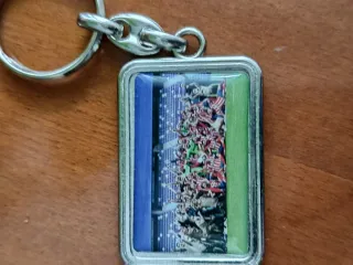 Llavero con foto de aficionados