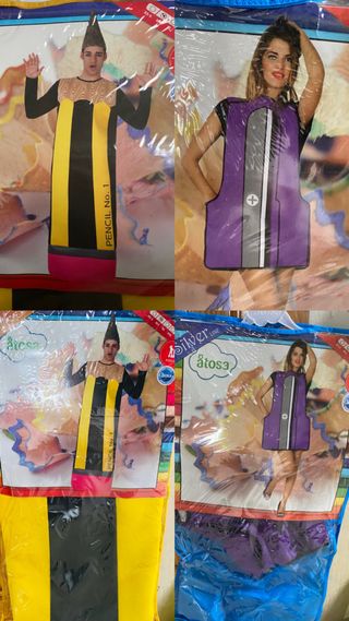 Disfraz Lápiz y Sacapuntas completamente nuevos