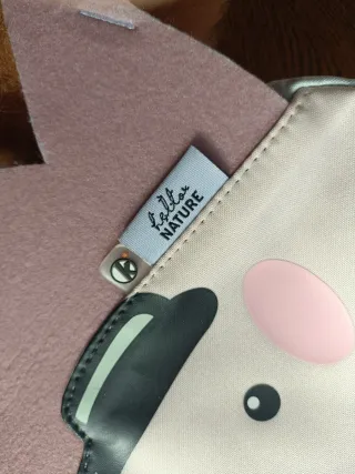 Zainetto bimbo con musetto riccio