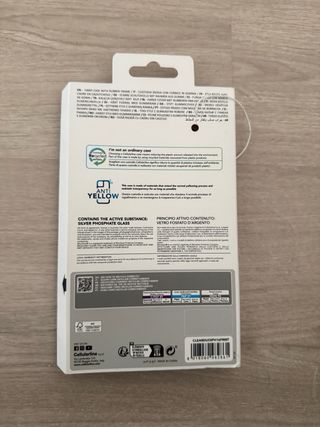 Funda Cellularline iPhone 16 Pro Max Transparente