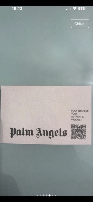 Sneakers Palm Angels bianche pelle 39