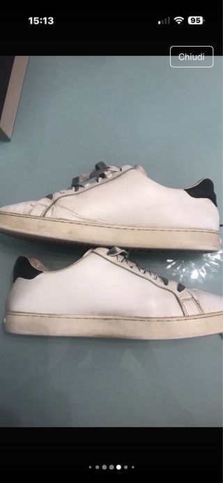 Sneakers Palm Angels bianche pelle 39