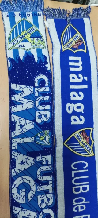 Pack bufandas y balón Málaga CF