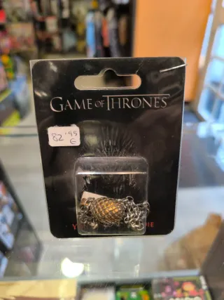 Colgante Game of Thrones Huevo Dragón Dorado
